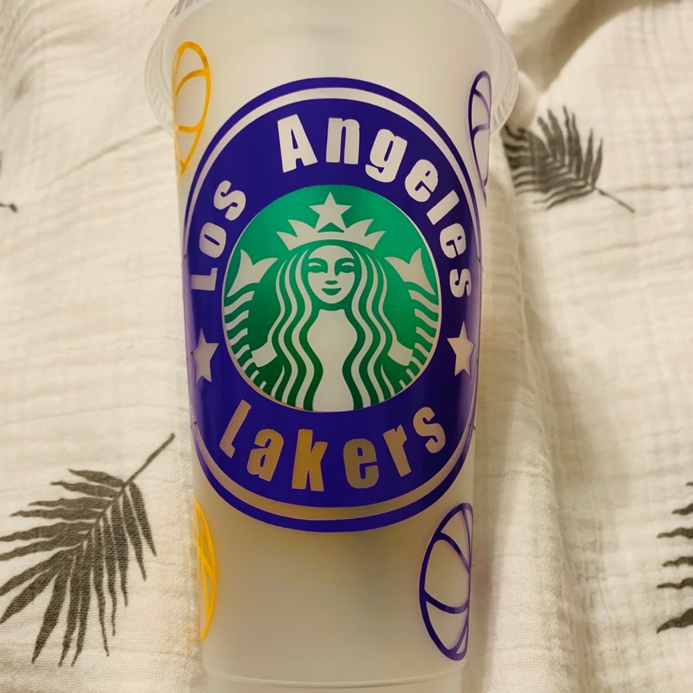 Lakers Starbucks Custom Cup
